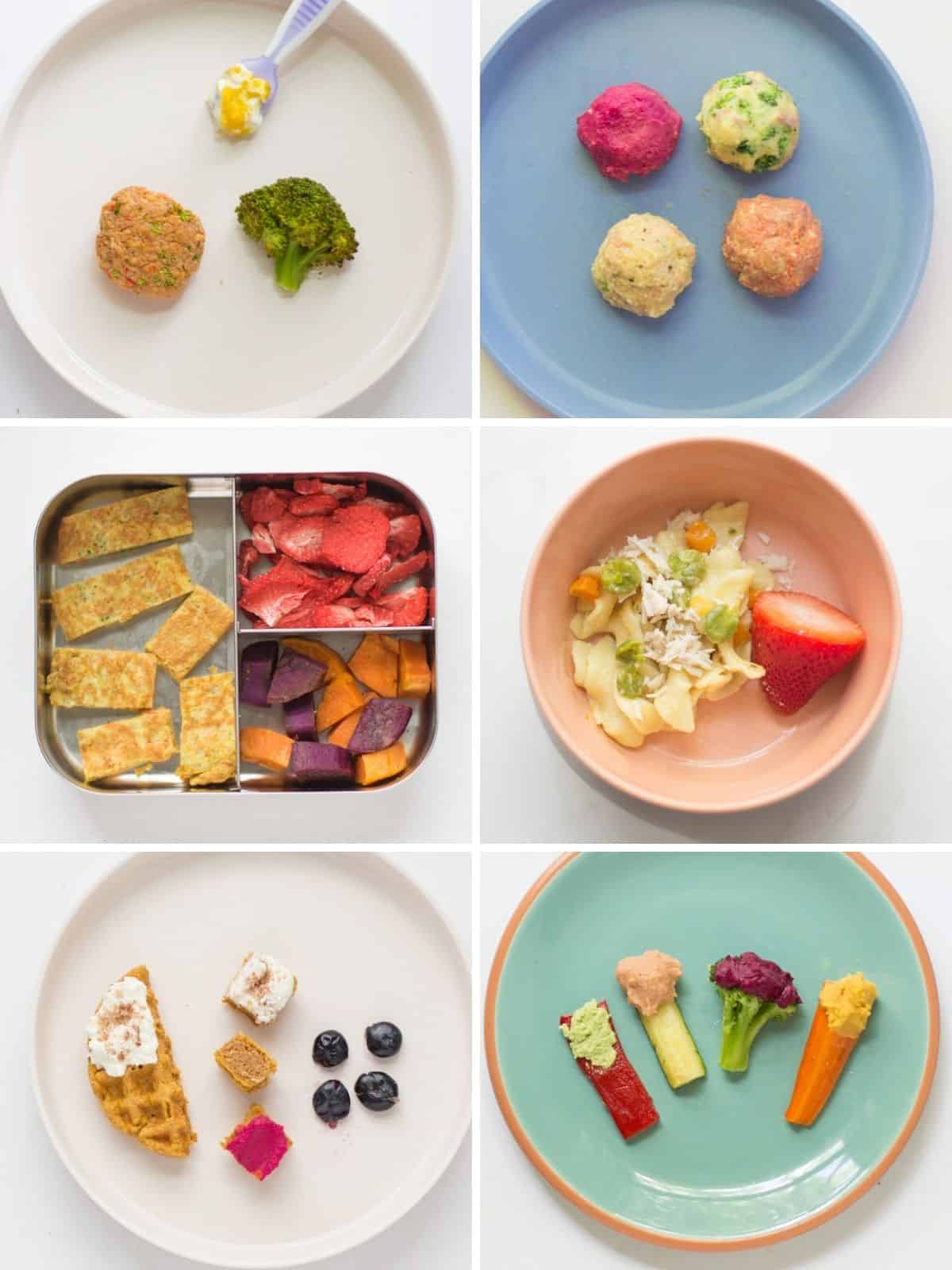 1 Month of Easy & Healthy Baby Finger Food Recipes- Meal Prep Plan